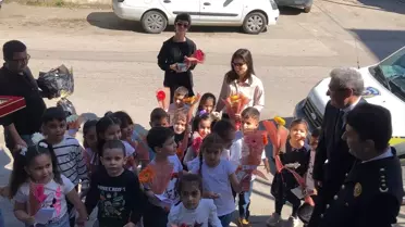 Germencik'te Anasınıfı Öğrencileri Polis Teşkilatını Ziyaret Etti