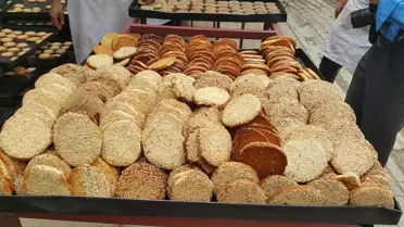 Gaziantep'te Geleneksel Bayram Kömbesi Üretimi Devam Ediyor