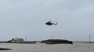 Kazakistan'da sel felaketinden 86 binden fazla kişi kurtarıldı