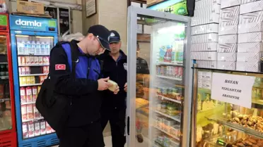 Odunpazarı Belediyesi Zabıta Müdürlüğü Bayram Öncesi Tatlı İş Yerlerini Denetledi