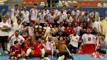 Taner Atik'in yönetiminde Kuveyt Spor Kulübü şampiyon oldu