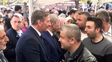 Tekkeköy Belediye Başkanı Mustafa Candal, vatandaşlarla bayramlaştı