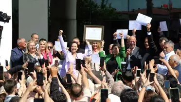 Selçuk Belediye Başkanı Filiz Ceritoğlu Sengel Mazbatasını Aldı
