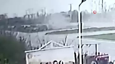 Samsun'da 8 kişinin yaralandığı feci kaza kamerada