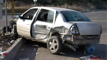 Kırıkkale'de kaza: 2'si çocuk 4 kişi yaralandı