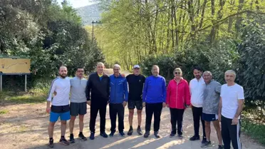 İzmit ve Derince Belediye Başkanları Seçim Yorgunluğunu Koşu Parkurunda Attı
