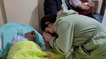 97 yaşındaki Esma Şahin Ramazan Bayramı'nda ziyaret edildi