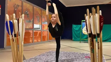 Cimnastik ve Okçuluğu Birleştiren Sporcu Dilek Deren Ulusoy, Dünya Göçebe Oyunları'nda Yeteneklerini Sergilemek İstiyor
