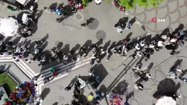 Edirne'de metrelerce uzayan tava ciğer kuyruğu
