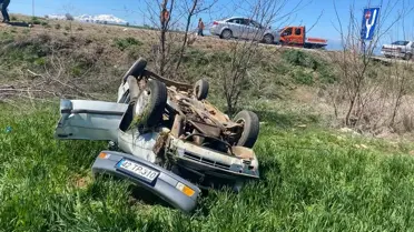 Konya'da otomobil devrildi, 2 kişi hayatını kaybetti