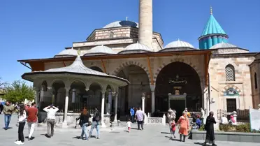 Mevlana Müzesi, Ramazan Bayramı'nda 125 bin 388 turist tarafından ziyaret edildi