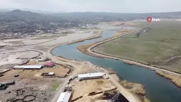 Ağrı Dağı eteklerindeki doğal yaşam dron ile görüntülendi