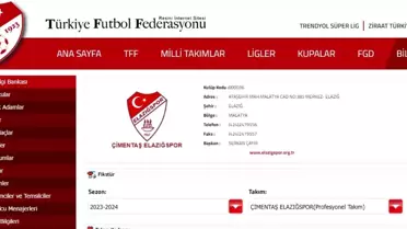 Elazığspor, 3Gen Holding'in iflasının ardından yeni isim sponsorunu açıkladı