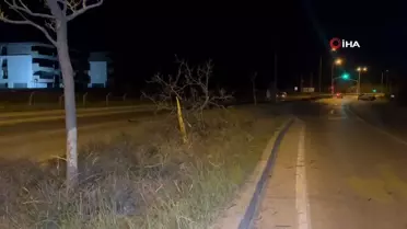 Kontrolden çıkarak takla atan otomobil hurdaya döndü