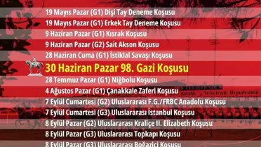 İstanbul Veliefendi Hipodromu'nda Şampiyonların Belli Olacağı Yarış Şöleni Başlıyor