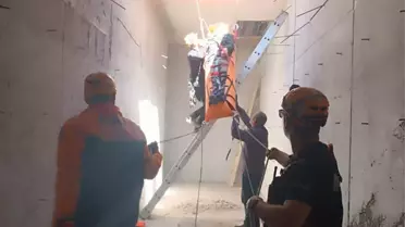 Niğde'de 4 Metre Derinliğindeki Kuyuda Mahsur Kalan İşçi Kurtarıldı