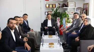 AK Parti Genel Başkan Yardımcısı Hamza Dağ, İzmir'de Aliağa ve Menemen Belediye Başkanlarını ziyaret etti