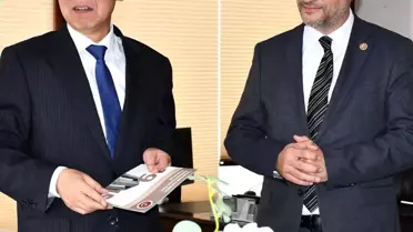 Çin Büyükelçisi, ÇOMÜ Rektörünü ziyaret etti