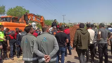 Şanlıurfa'da kanalizasyon çalışması sırasında göçük: 1 işçi hayatını kaybetti
