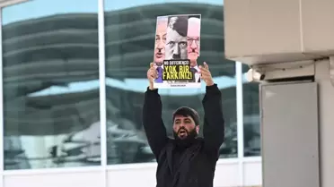 Almanya Cumhurbaşkanı Steinmeier İstanbul'da protesto edildi