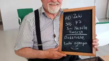 Kastamonu'da yaşlılar çocuklara nasihatler vererek 23 Nisan'ı kutladı