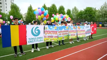 Romanya'da Türk ve Rumen çocuklar 23 Nisan'ı kutladı