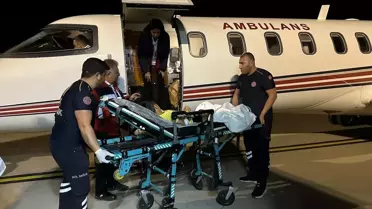 Şırnak'ta yüksek ateş şikayetiyle hastaneye kaldırılan çocuk ambulans uçakla Ankara'ya nakledildi