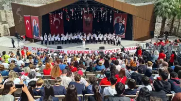 Bodrum'da 23 Nisan kutlamaları coşkuyla gerçekleşti