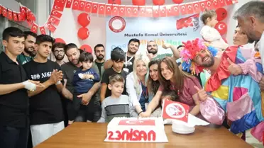 Antakya'da hastanede tedavi gören çocuklar için etkinlik düzenlendi