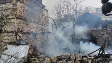 Bursa'nın Harmancık ilçesindeki müstakil evde çıkan yangın söndürüldü
