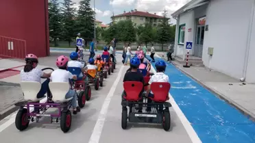 Eskişehir'de Öğrencilere Trafik Eğitimi Verildi