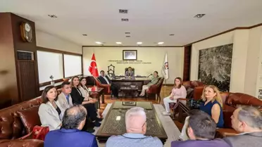 CHP Merkezefendi İlçe Örgütü, Denizli Büyükşehir Belediye Başkanı Bülent Nuri Çavuşoğlu'nu Ziyaret Etti