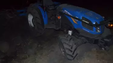 Çorum'da traktör kazası: Sürücü hayatını kaybetti