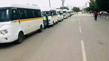 Manisa'da Okul Servis Araçlarına Denetim