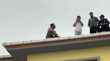 Aksaray'da İnşaat İşçisi İntihar Etmek İstedi