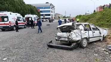 Karasu'da kaldırımda yürüyen kadına çarpan sürücü tutuklandı
