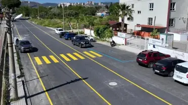 Kuşadası Belediyesi, Kara Sokak'ta sıcak asfalt çalışması tamamladı
