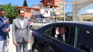 İçişleri Bakanlığı tarafından düzenlenen 'Yurt Dışı Dil Eğitim Programı' kapsamında Kaymakam Halil İbrahim Okumuş kente veda etti