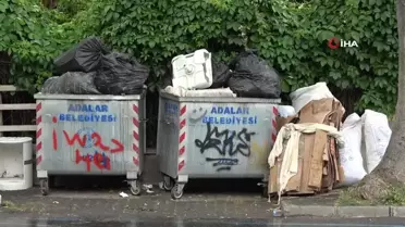 Adalar'da çöplerden ve otlardan geçilmiyor