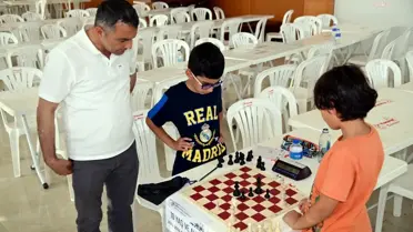 Manavgat'ta 23 Nisan Satranç Turnuvası düzenlendi