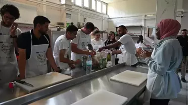 Yozgat'ta Türk, Ürdün ve İtalyan gençler atıksız mutfak uygulaması yaptı