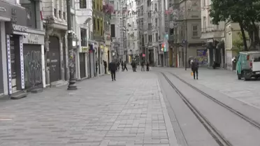 İstiklal Caddesi, 1 Mayıs kutlamaları nedeniyle bomboş kaldı