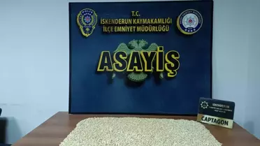 Hatay'da Otomobilden Atılan Çantadan 15 Bin Uyuşturucu Hap Çıktı