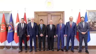 Bayburt Yöneticileri Ankara'da Milli Savunma Bakanı ve Ankara Valisi'ni ziyaret etti