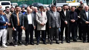 Sinop'un Türkeli ilçesinde doğalgaz projesinde ilk kazma vuruldu