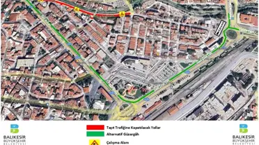 Balıkesir Büyükşehir Belediyesi, Çay Deresi'nde ıslah çalışmaları nedeniyle Dereboyu Caddesi'ni trafiğe kapatacak
