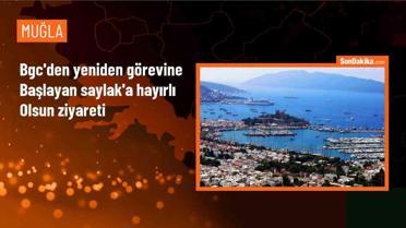 Bodrum Gazeteciler Cemiyeti, Muğla İl Tarım ve Orman Müdürlüğü görevine başlayan Barış Saylak'ı ziyaret etti