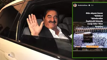 İbrahim Tatlıses, Kızı Gülden'i Hacca Uğurladı