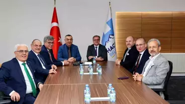 Kayseri Sanayi Odası Başkanı Hacılar Belediye Başkanını Ziyaret Etti