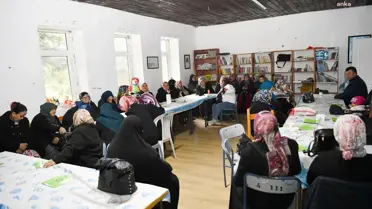 Tepebaşı Belediyesi, Kadın Emeğini Değerlendirme Vakfı ve Kooperatifler İş Birliğiyle 'Narçiçeği Meyve Veriyor' Projesi Tanıtıldı